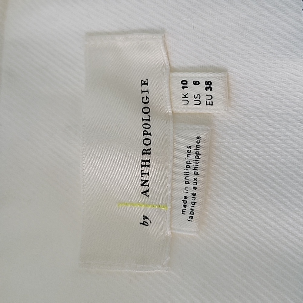 Anthropologie Neve Utility Button Front Jacket Ivroy 6 - Picture 16 of 17